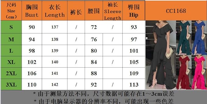 Vagbalena Women's Elegant Strapless Prom Dress V Neck Long High Low Irregular Tiered Ruffle Elegant Dress 2023 Puff Sleeve Formal Dress