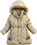 Jackets for Boys and Girls Light Puffer Coat Warm Padded Jacket Hooded Coat Casual Outerwear