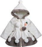 Baby Winter Clothes Girls Lightweight Sweater Children's Padded Warm Cotton Jacket Toddler Snowsuit and Jacket