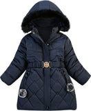 Jackets for Boys and Girls Light Puffer Coat Warm Padded Jacket Hooded Coat Casual Outerwear