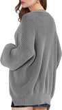 Women's Cardigan 100% Cotton Long Sleeve Oversized Knitted Cardigan