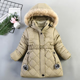 Jackets for Boys and Girls Light Puffer Coat Warm Padded Jacket Hooded Coat Casual Outerwear