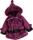 Baby Winter Clothes Girls Lightweight Sweater Children's Padded Warm Cotton Jacket Toddler Snowsuit and Jacket